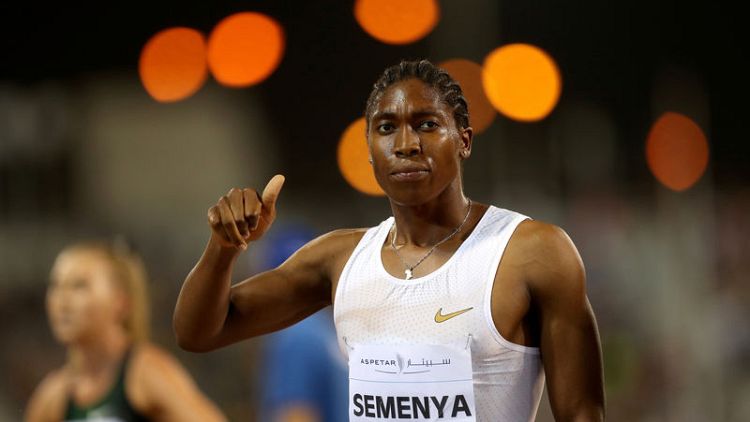 Athletics - Semenya to run in Doha as storm rages over new IAAF rules