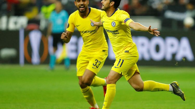Chelsea set record with 1-1 draw at Eintracht