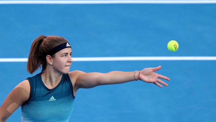 Tennis - Teichmann, Muchova advance to maiden WTA final at Prague Open