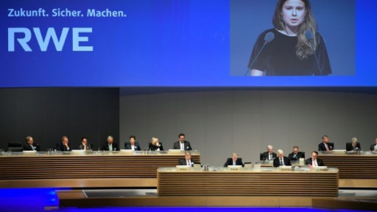 Climat: la "Greta allemande" bouscule l'AG de l'énergéticien RWE