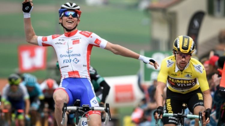 Tour de Romandie: Gaudu s'impose au forceps lors de la 3e étape