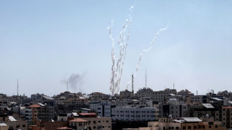 Des roquettes lancées depuis Gaza vers Israël, le 4 mai 2019
