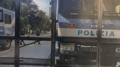 Genova blindata per raduno ultradestra Genova blindata per raduno ultradestra