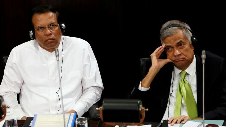 Sri Lanka president vows to "eradicate terrorism", bring stability before election