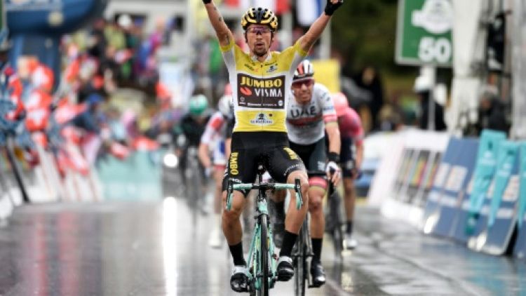 Tour de Romandie: Roglic, vainqueur de la 4e étape, conforte son maillot jaune