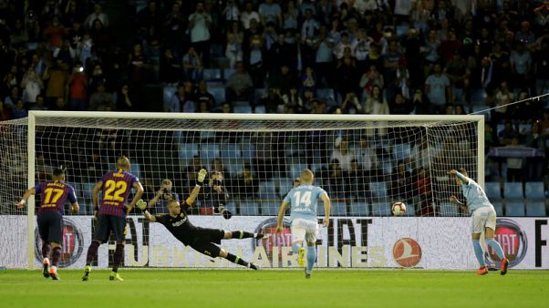 برشلونة يخسر بالصف الثاني أمام سيلتا فيجو وإصابة ديمبلي برشلونة يخسر بالصف الثاني أمام سيلتا فيجو وإصابة ديمبلي