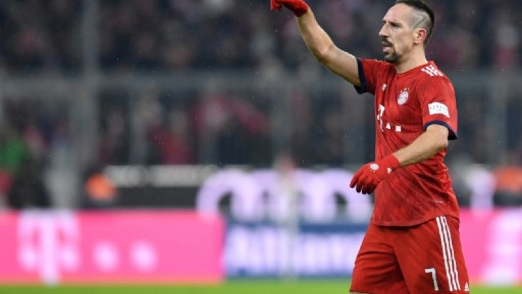 Allemagne: le Bayern officialise le départ de Ribéry en fin de saison