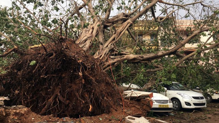 India cyclone kills at least 33, hundreds of thousands homeless