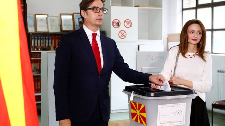North Macedonia's pro-Western candidate appears set to win presidential vote-early results