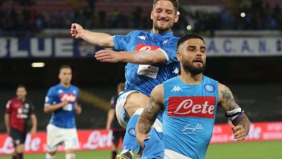 2-1 al Cagliari, Napoli blinda 2/o posto 2-1 al Cagliari, Napoli blinda 2/o posto