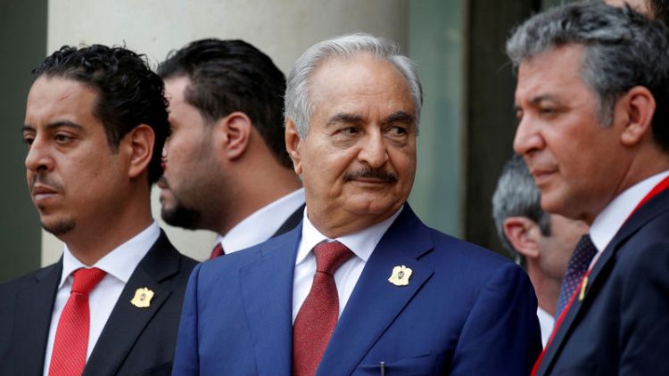 Libya's Haftar orders troops to chase and destroy enemy forces - tape