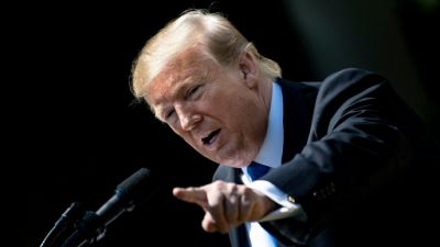 Le président américain Donald Trump à Washington le 2 mai 2019