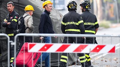 Ponte Genova, iniziato rientro sfollati Ponte Genova, iniziato rientro sfollati