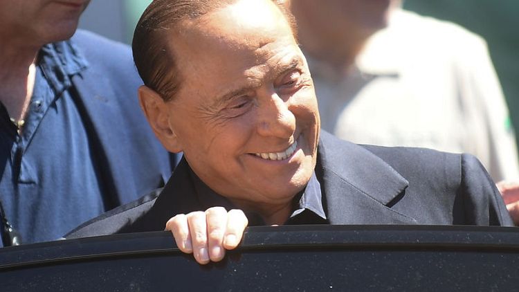 Berlusconi says ready for EU vote after 'big fright' of emergency surgery