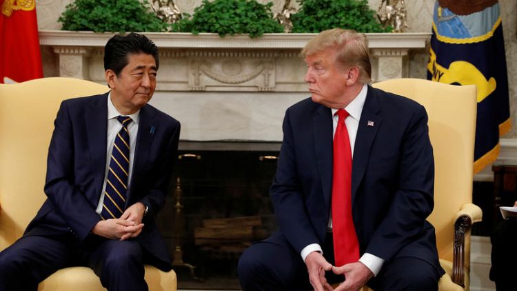 Japan PM Abe - Agree with Trump that North Korea must denuclearize