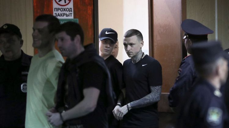 Prosecutor asks for jail time for Russian soccer stars accused of violence - RIA