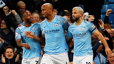 Kompany stunner moves Manchester City one win away from title Kompany stunner moves Manchester City one win away from title