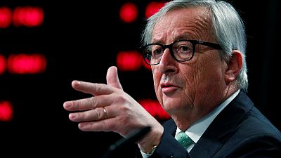EU's Juncker says it's 'unacceptable' to link Tusk to Hitler and Stalin in Poland EU's Juncker says it's 'unacceptable' to link Tusk to Hitler and Stalin in Poland