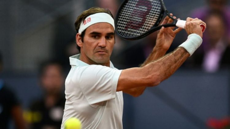 Roger Federer impitoyable face à Richard Gasquet, le 7 mai 2019 à Madrid