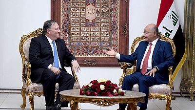 Pompeo briefs Iraqi leaders on U.S. security concerns over Iran Pompeo briefs Iraqi leaders on U.S. security concerns over Iran