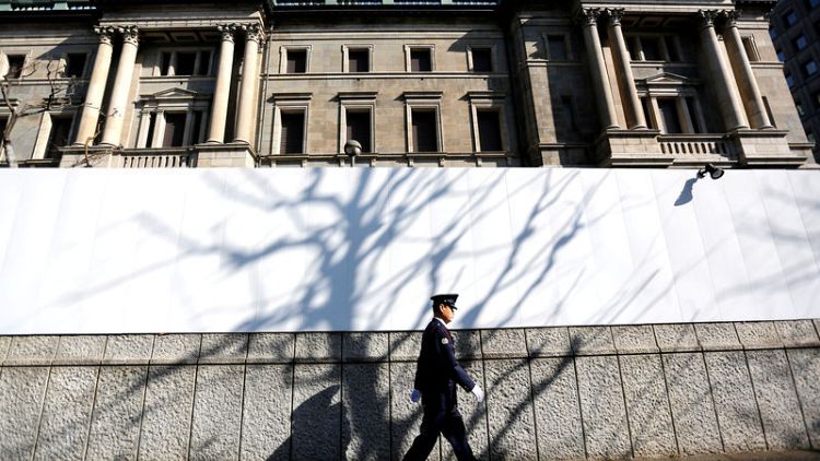 Some in BOJ warned of hit to bank profits from easy policy - March minutes
