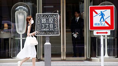 Japan April services PMI slips as new business growth slows Japan April services PMI slips as new business growth slows