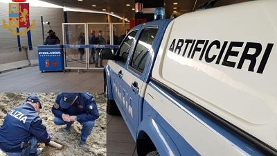 Napoli, rimosso ordigno in stazione Napoli, rimosso ordigno in stazione