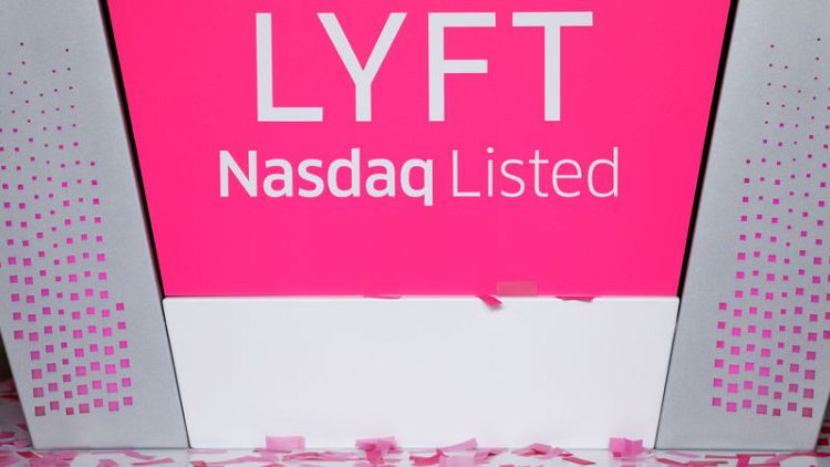 Lyft shares hit record low, piling pressure on Uber ahead of IPO