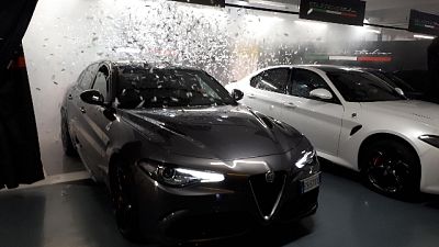 Hertz 'corre' con l'Alfa Romeo Giulia Hertz 'corre' con l'Alfa Romeo Giulia