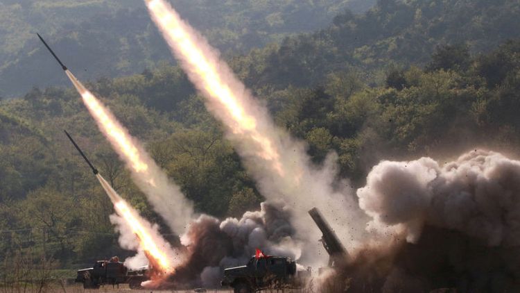 North Korea launches more missiles; U.S. announces ship seizure in mounting tensions