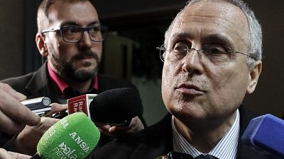 Coppa Italia:Lotito,speriamo colpo coda Coppa Italia:Lotito,speriamo colpo coda