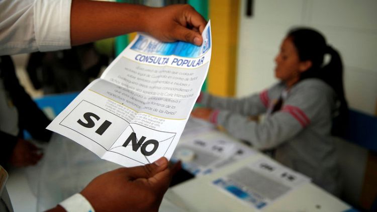 Belizeans vote to ask U.N. court to settle Guatemala border dispute