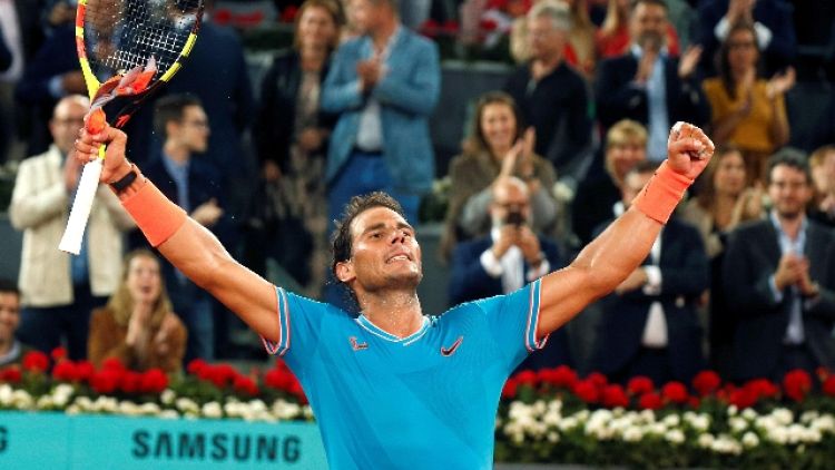Tennis: anche Nadal ai quarti a Madrid