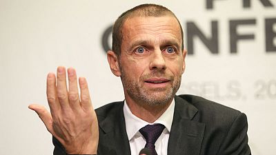 Soccer - UEFA president Ceferin hails English teams' Champions League comebacks Soccer - UEFA president Ceferin hails English teams' Champions League comebacks
