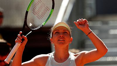 Halep beats Bencic to reach fourth Madrid Open final Halep beats Bencic to reach fourth Madrid Open final