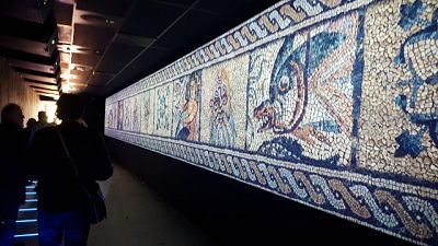 Passerella tra A12 e archeosito di Luni Passerella tra A12 e archeosito di Luni