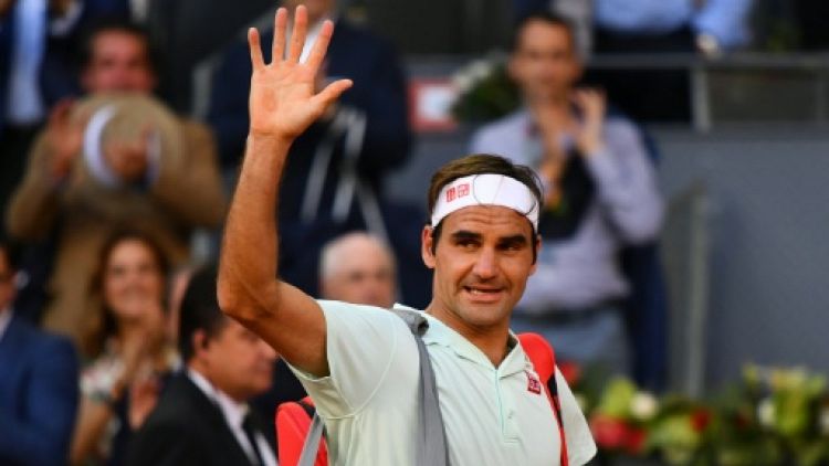 Tennis: pour son retour sur terre, terminus en quarts pour Federer à Madrid