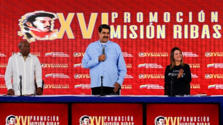 Le président vénézuélien Nicolas Maduro le 10 mai 2019 à Caracas