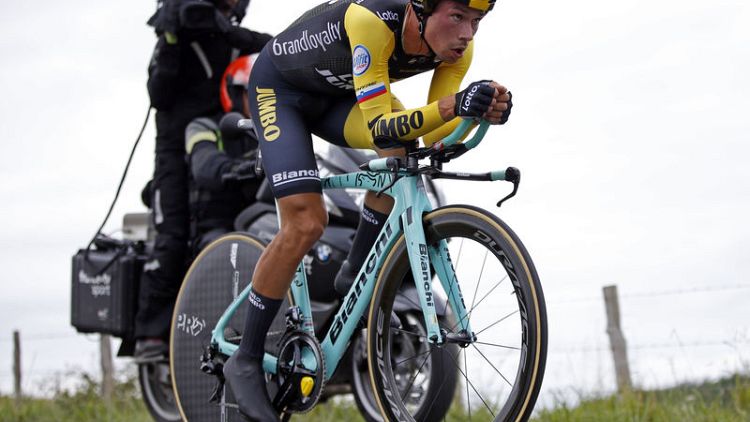 Cycling - Roglic takes Giro d'Italia lead with opening time trial win