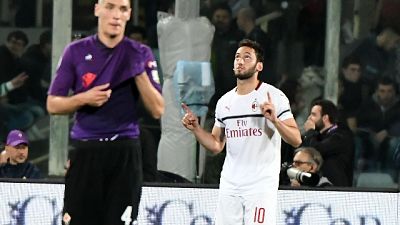 Serie A: Fiorentina-Milan 0-1 Serie A: Fiorentina-Milan 0-1