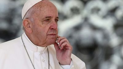 Le pape François, le 8 mai 2019 sur la place Saint-Pierre du Vatican