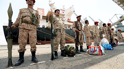 الأمم المتحدة: اليوم الأول لانسحاب الحوثيين من موانئ يمنية سار وفق الخطط الموضوعة الأمم المتحدة: اليوم الأول لانسحاب الحوثيين من موانئ يمنية سار وفق الخطط الموضوعة