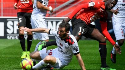 L1: Guingamp est relégué en 2e division après son match nul 1-1 à Rennes