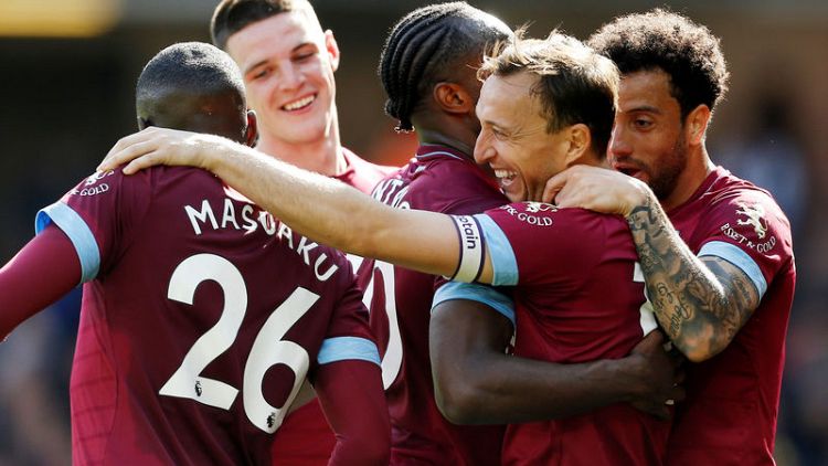 Noble brace powers West Ham to 4-1 win over Watford