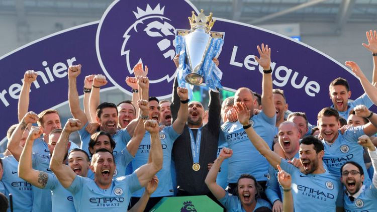 Ruthless Man City survive scare to retain title in style