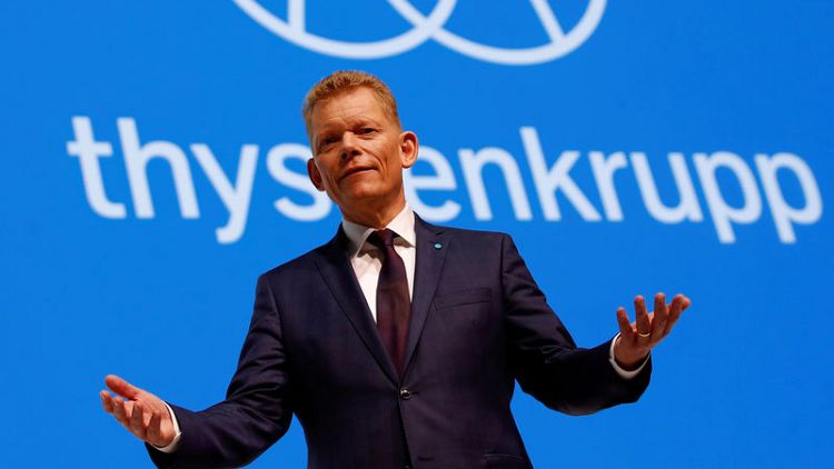 Germany's Thyssenkrupp to seek new steel partners, CEO tells paper