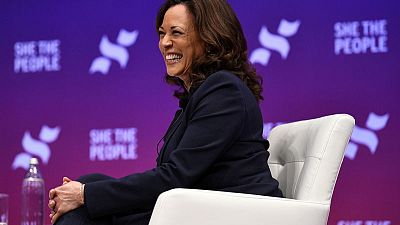 U.S. presidential contender Kamala Harris favours look at breaking up Facebook U.S. presidential contender Kamala Harris favours look at breaking up Facebook