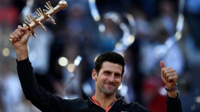 Madrid: à l'approche de Roland-Garros, Djokovic retrouve le parfum de la victoire