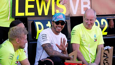 Motor racing - Hamilton hails history in the making after another one-two Motor racing - Hamilton hails history in the making after another one-two
