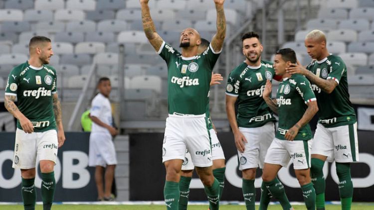 Palmeiras win 2-0 to go top of Brazil's Serie A